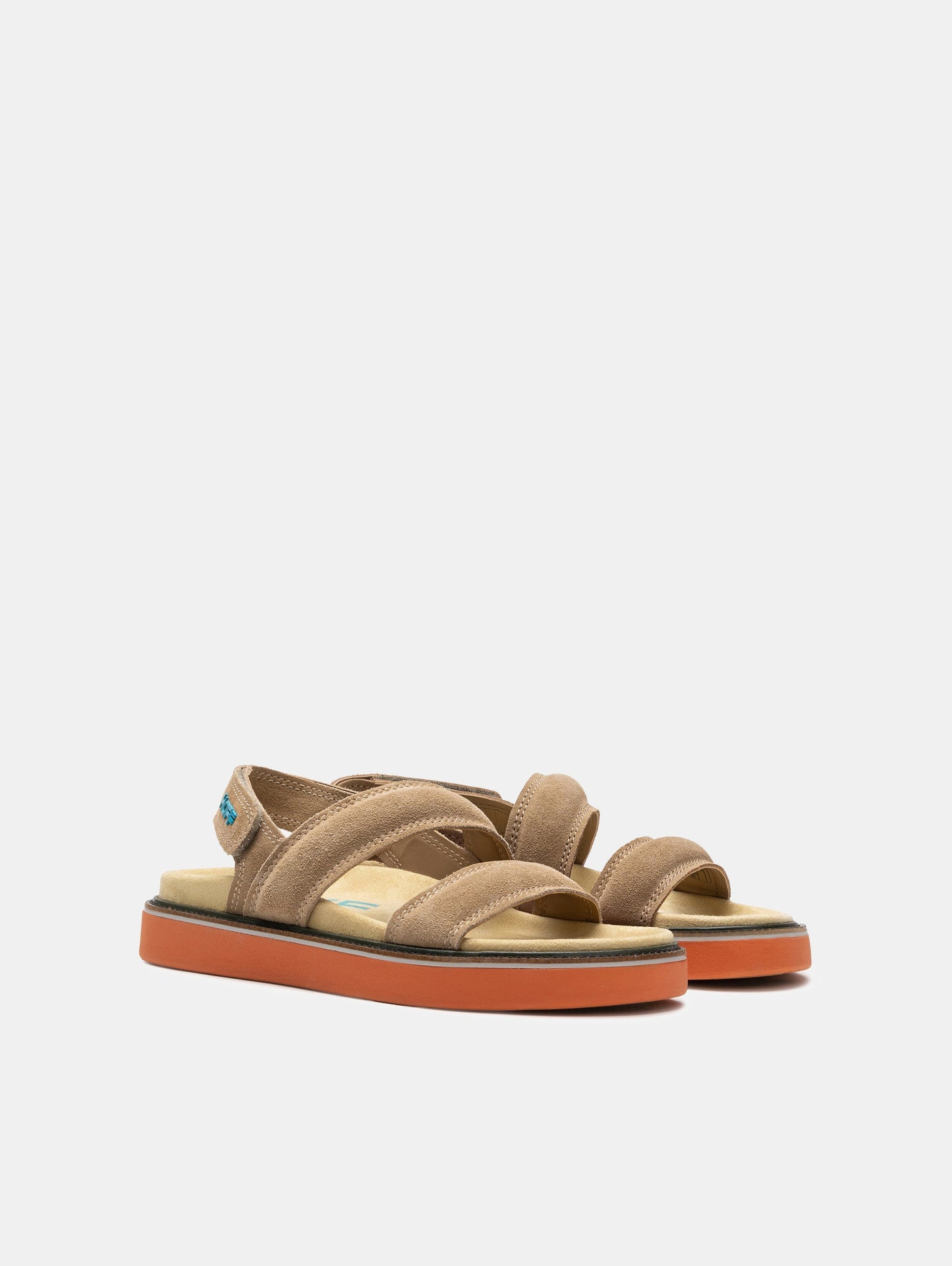 SANDAL LEATHER ROAD CAMEL