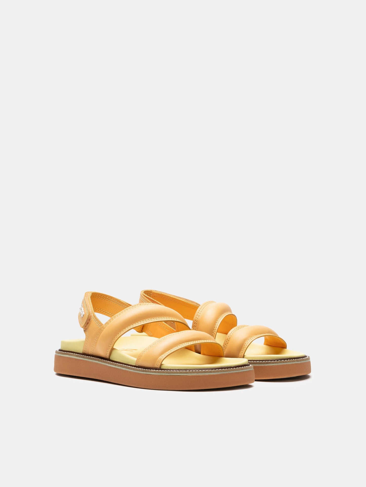 SANDAL LEATHER ROAD PEACH