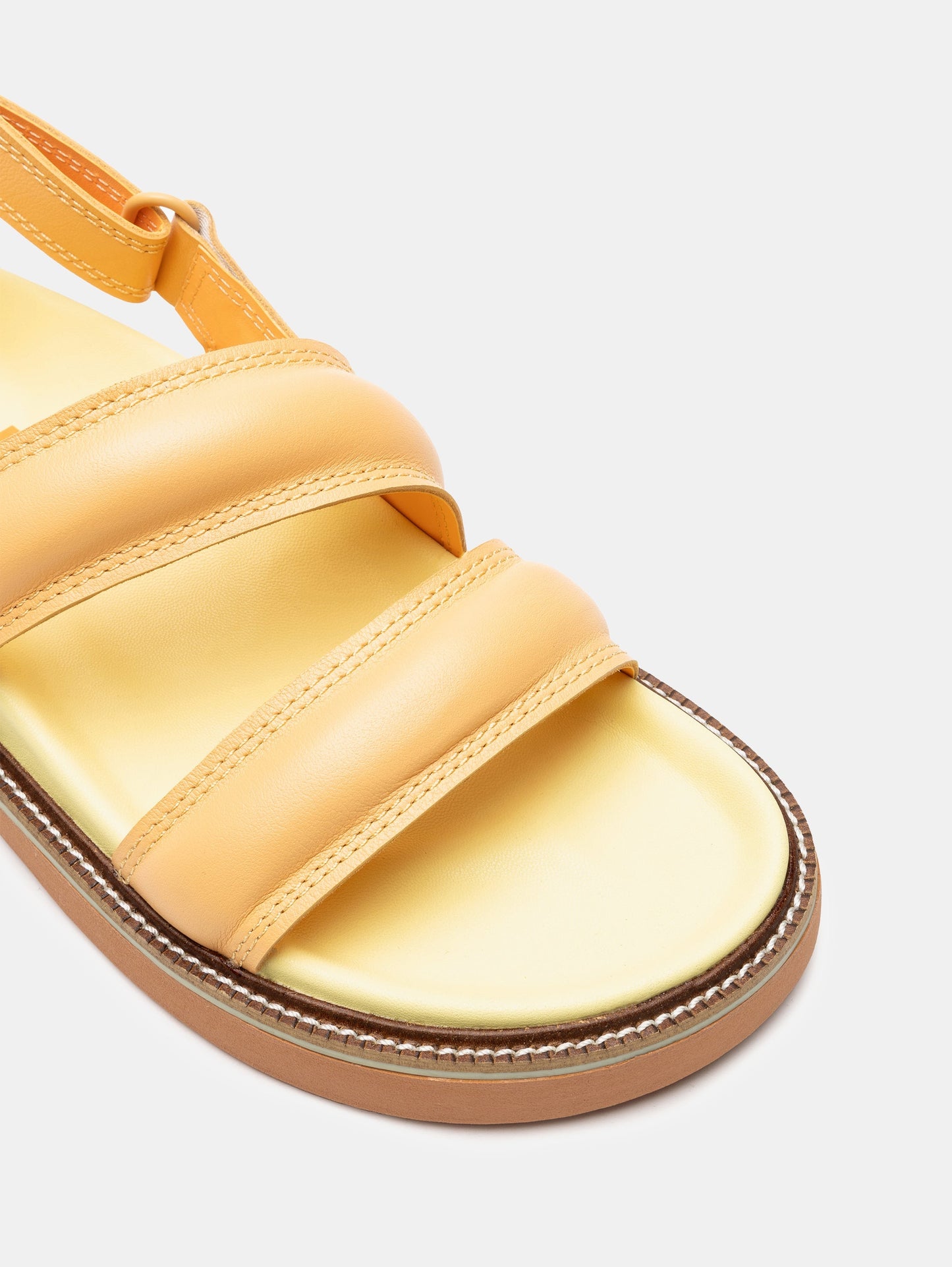 SANDAL LEATHER ROAD PEACH