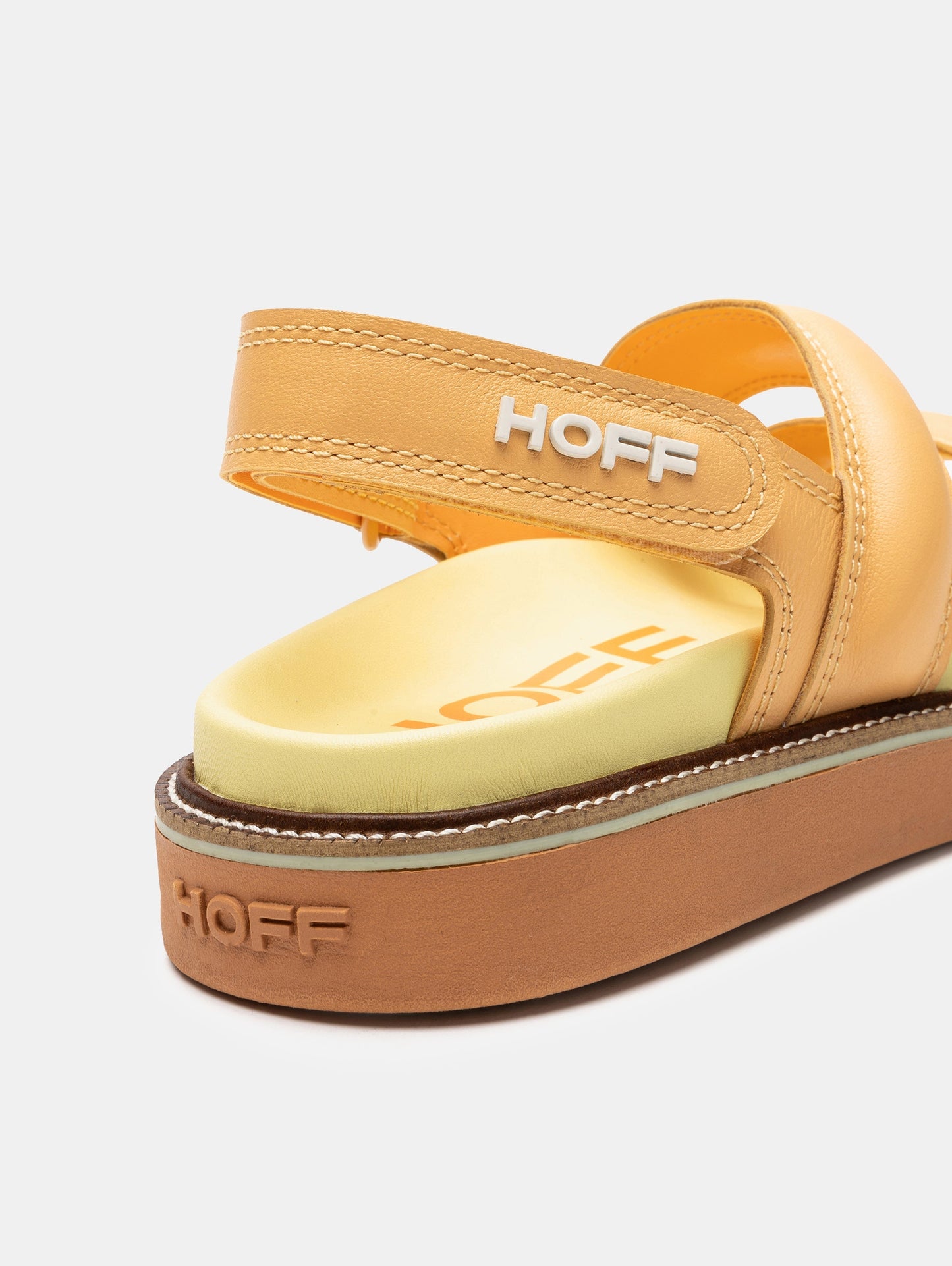 SANDAL LEATHER ROAD PEACH