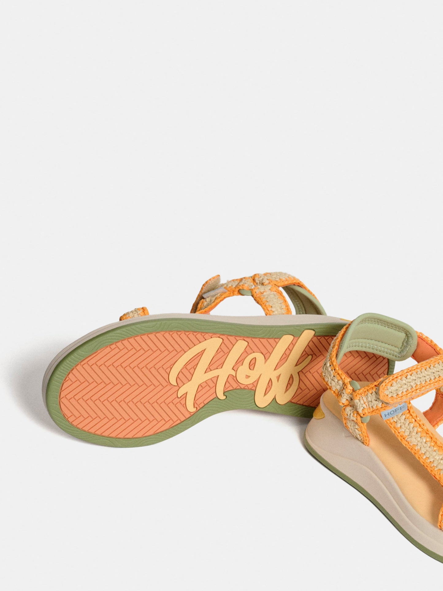 SANDAL ISLAND RAFFIA ORANGE