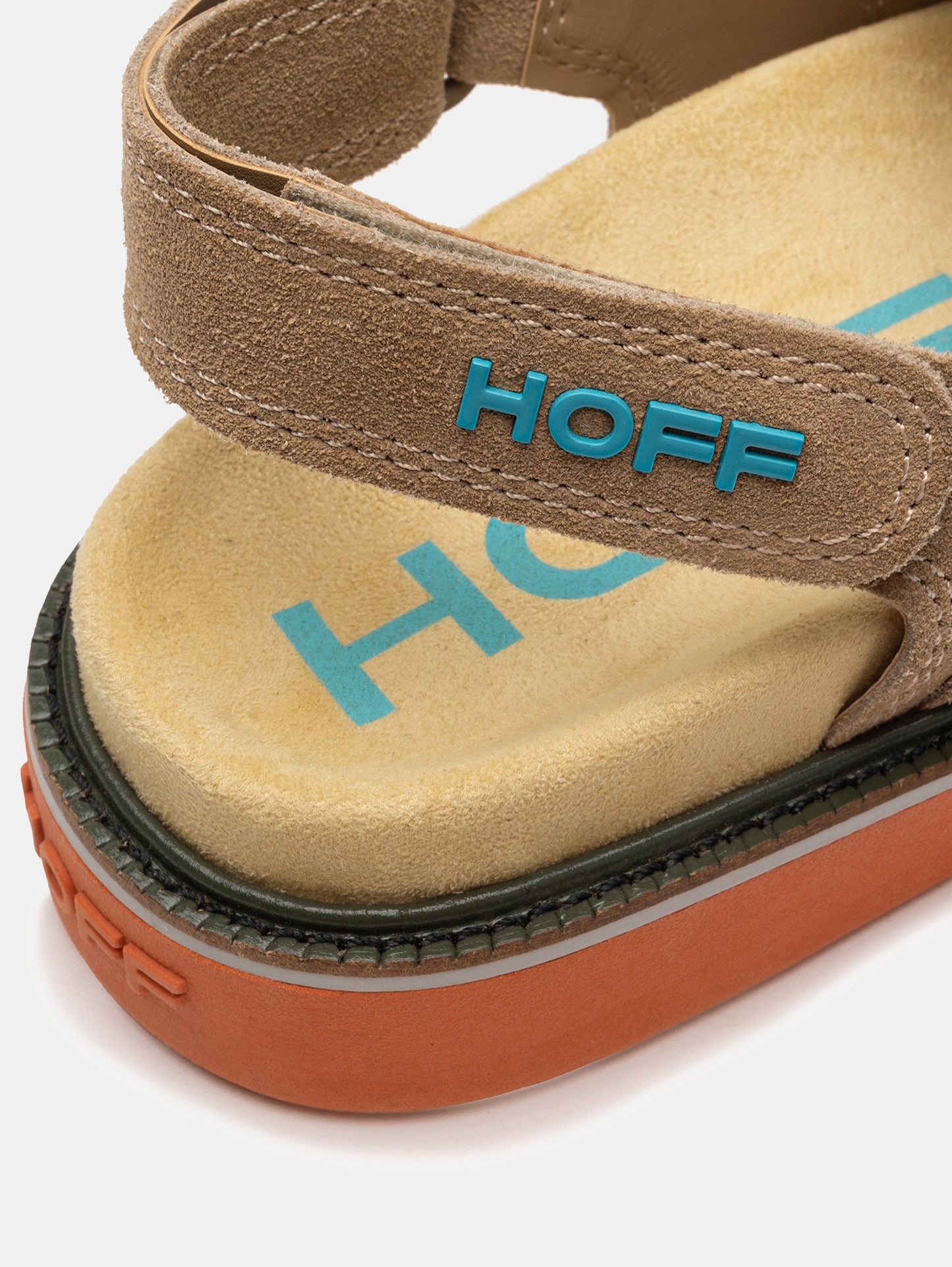 SANDAL LEATHER ROAD CAMEL
