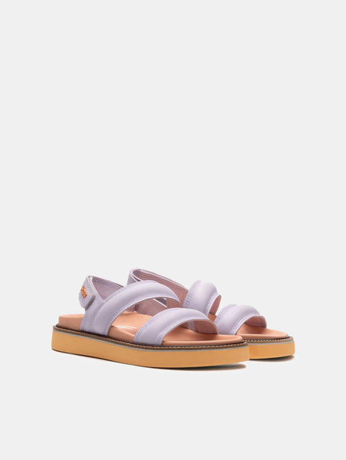 SANDAL LEATHER ROAD LILAC