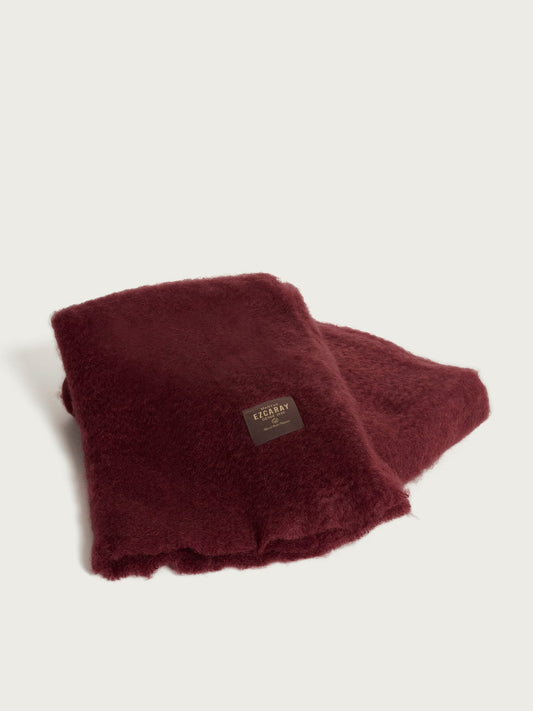 EZCARAY BURGUNDY BLANKET