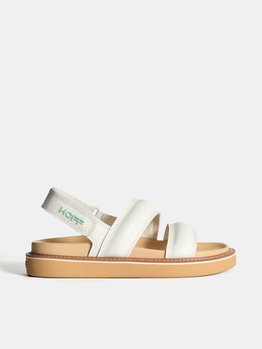 SANDAL LEATHER ROAD OFF WHITE
