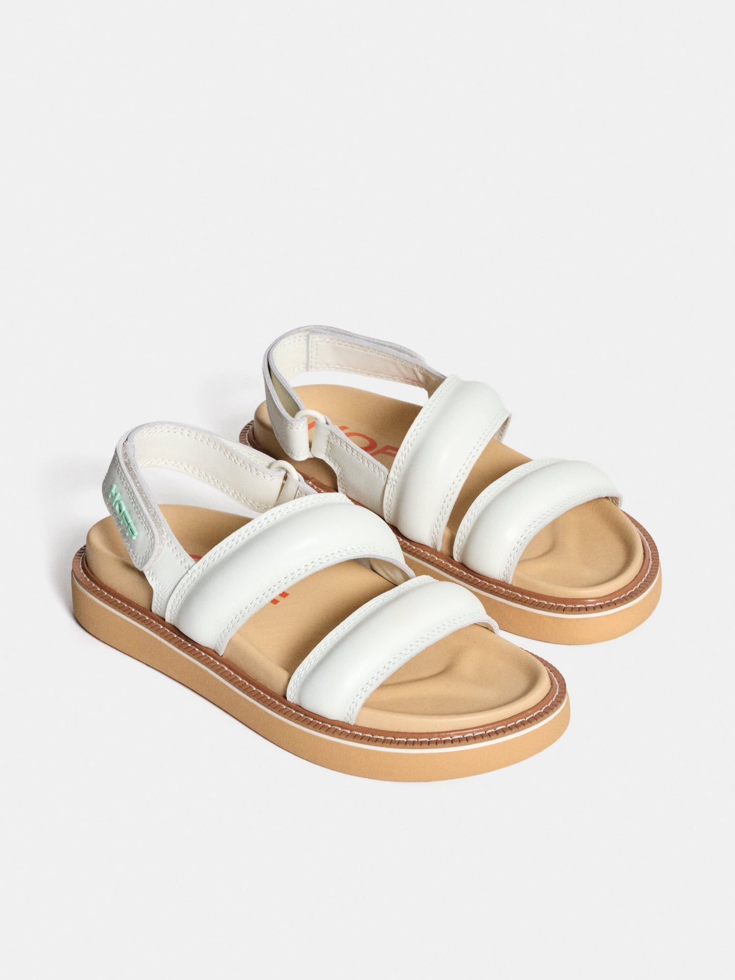SANDAL LEATHER ROAD OFF WHITE