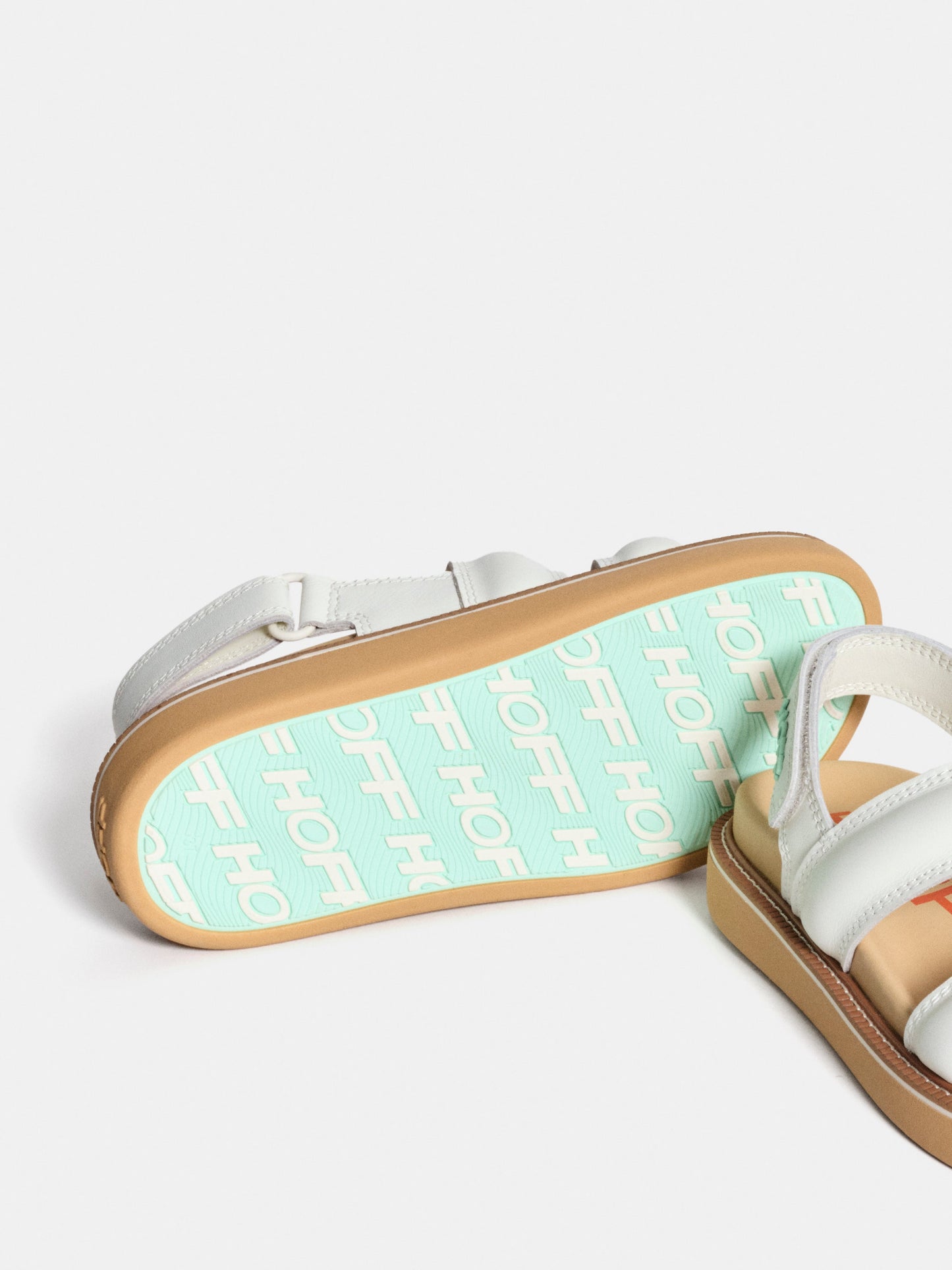 SANDAL LEATHER ROAD OFF WHITE