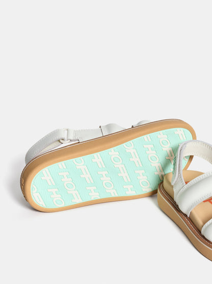SANDAL LEATHER ROAD OFF WHITE