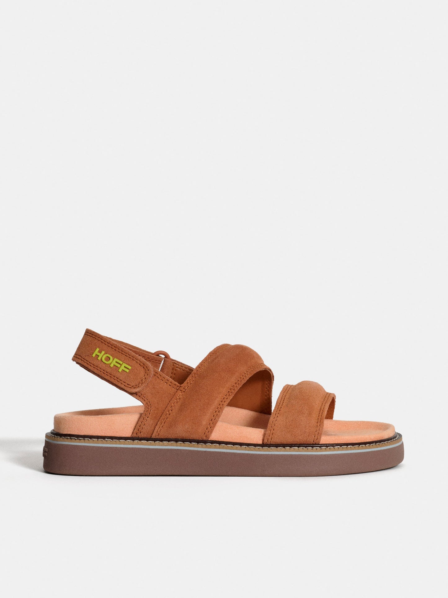 LEATHER SANDAL ROAD TERRACOTTA