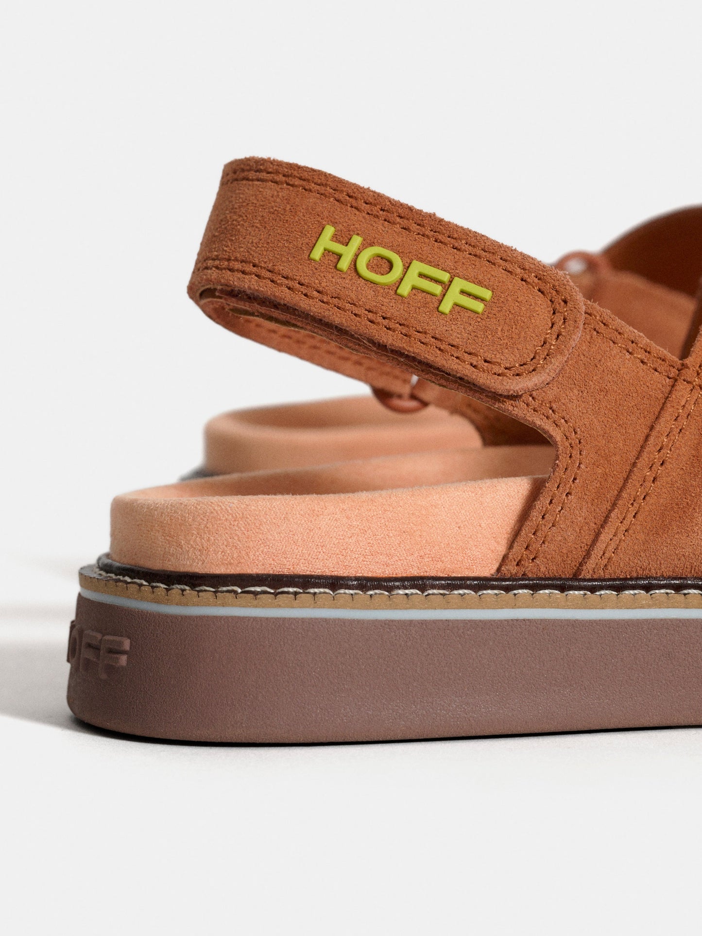 LEATHER SANDAL ROAD TERRACOTTA