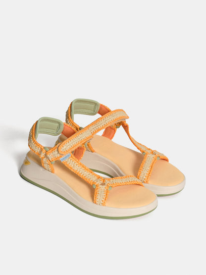 SANDAL ISLAND RAFFIA ORANGE