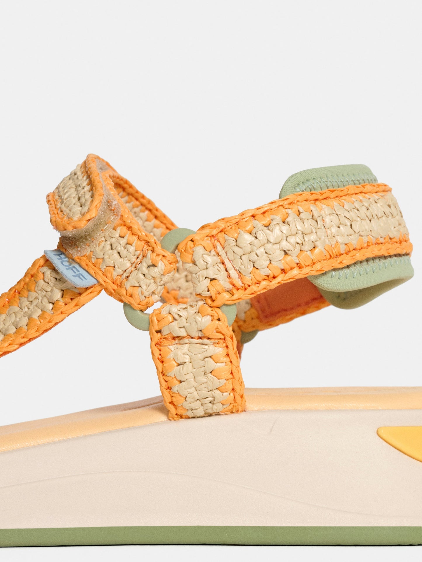SANDAL ISLAND RAFFIA ORANGE