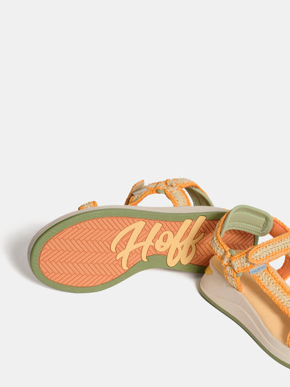 SANDAL ISLAND RAFFIA ORANGE