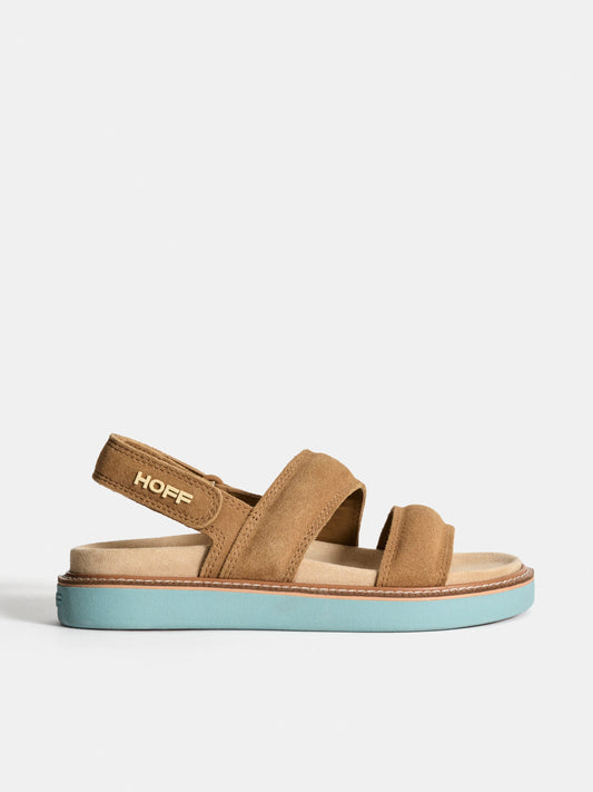 LEATHER SANDAL ROAD BROWN