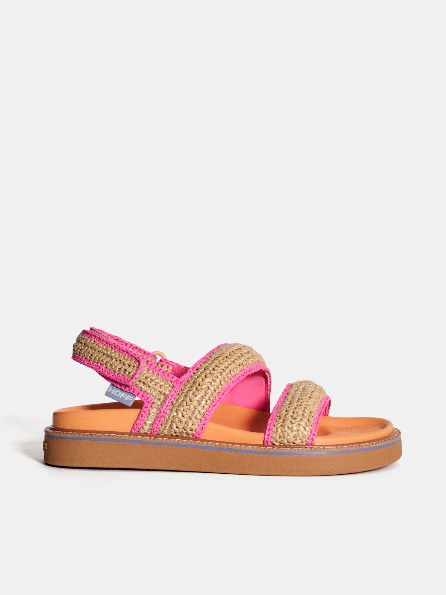 SANDAL ROAD RAFFIA BEIGE