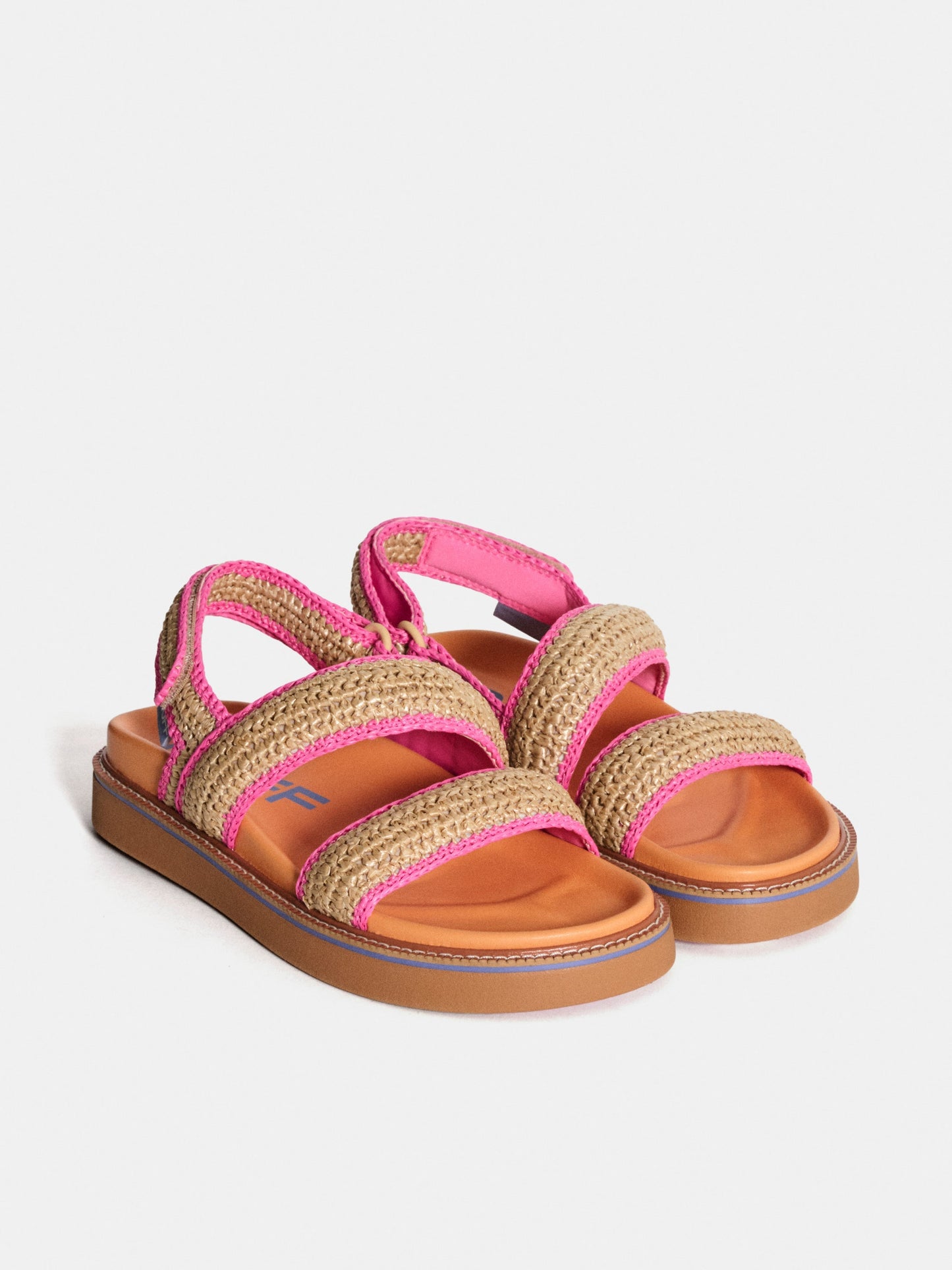 SANDAL ROAD RAFFIA BEIGE