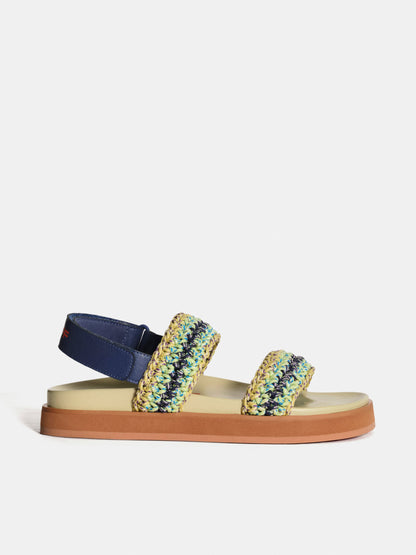 SANDAL GALDANA MULTICOLOR GREEN