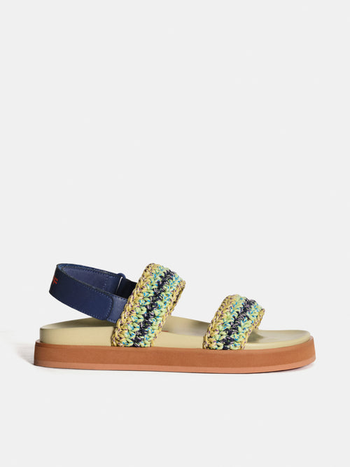 SANDAL GALDANA MULTICOLOR GREEN