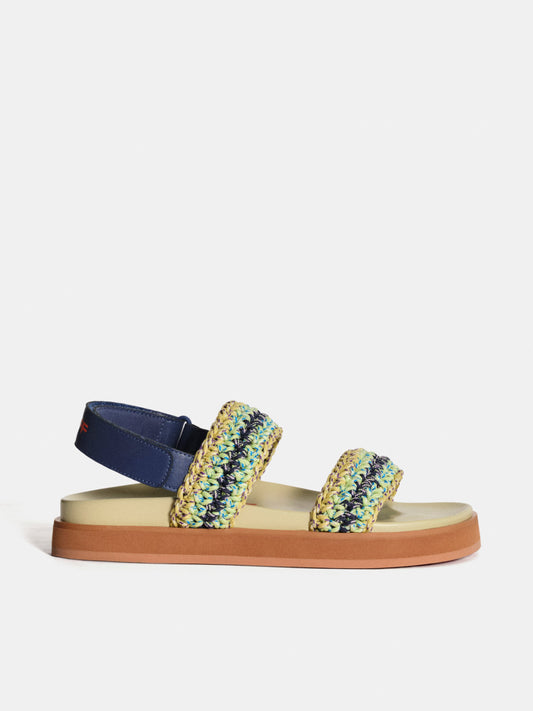 SANDAL GALDANA MULTICOLOR GREEN
