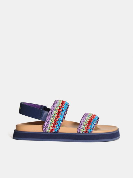 SANDAL GALDANA MULTICOLOR BLUE