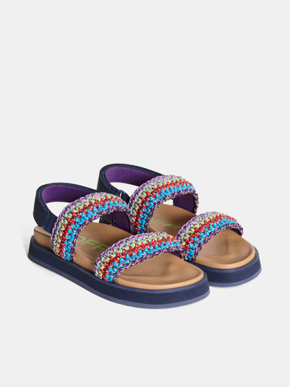 SANDAL GALDANA MULTICOLOR BLUE