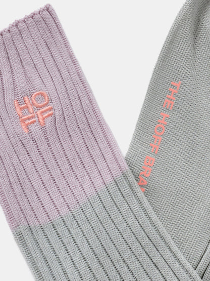 GREY-MAUVE SOCK