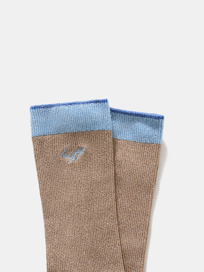 CAMEL-LIGHT BLUE SOCK