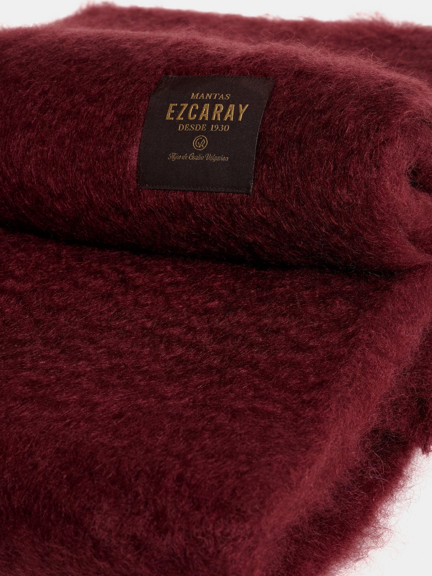 EZCARAY BURGUNDY BLANKET
